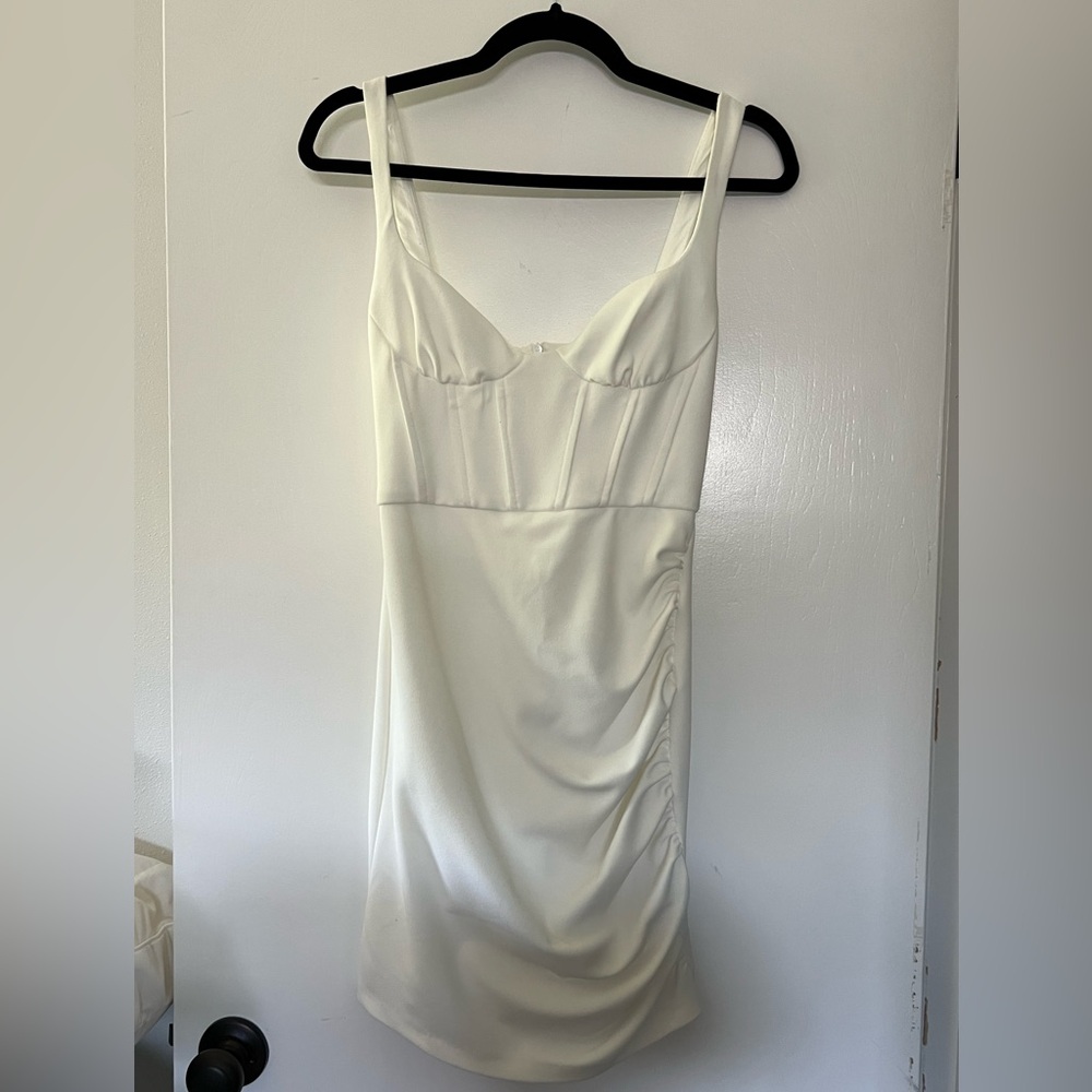 Zara white mini dress